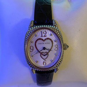 Judith Ripka 925 Sterling Silver Case Ladies Watch